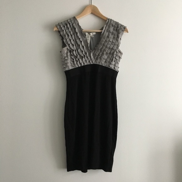 Max Studio Dresses & Skirts - Max Studio Ruffle Wrap Sleeveless Sheath‎ Dress